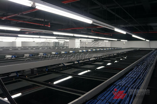 弱電施工現場,橋架管線施工