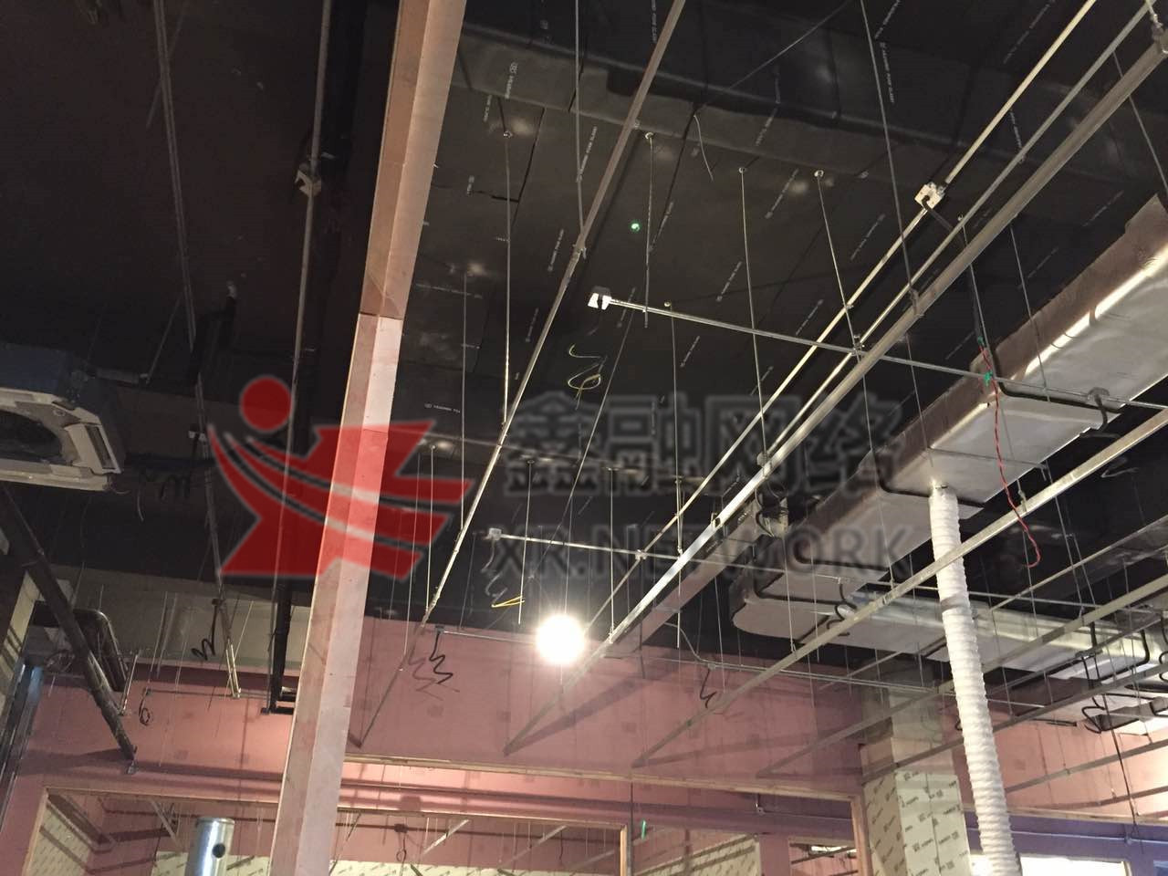 鑫融網(wǎng)絡,弱電施工現(xiàn)場