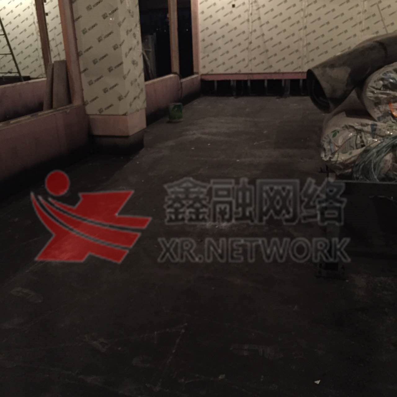 鑫融網(wǎng)絡,弱電施工現(xiàn)場